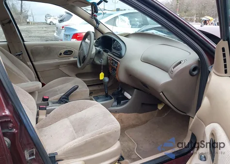 2000 Mercury Mystique Gs from USA, damaged, VIN 1MEFM6533YK613961